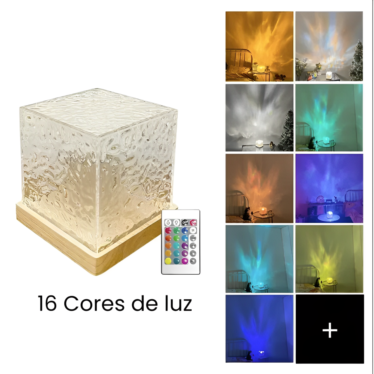 Luminária Ondas do Mar Projetor de Ondulação de Água